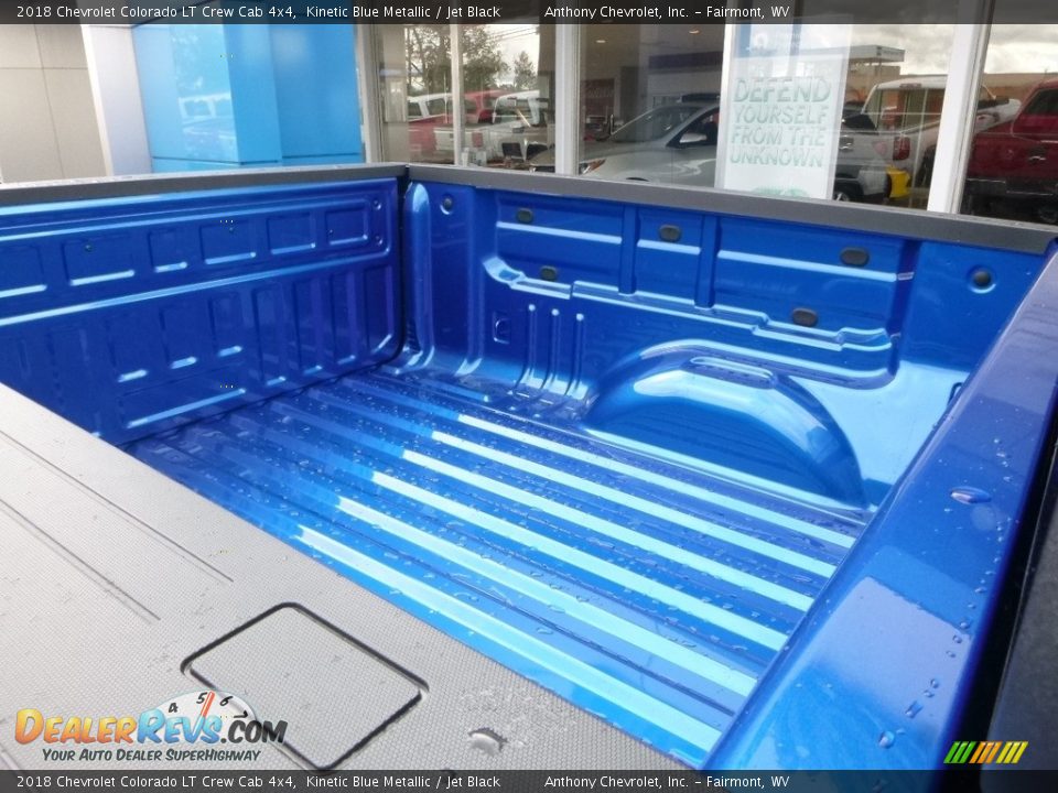 2018 Chevrolet Colorado LT Crew Cab 4x4 Kinetic Blue Metallic / Jet Black Photo #13