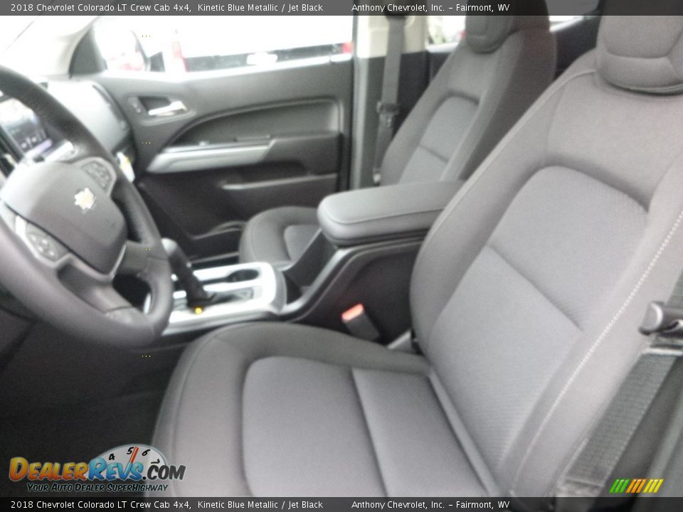 2018 Chevrolet Colorado LT Crew Cab 4x4 Kinetic Blue Metallic / Jet Black Photo #15