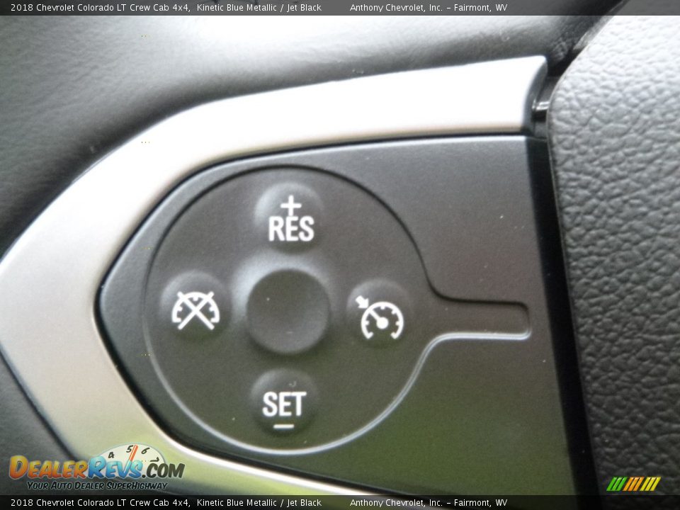 2018 Chevrolet Colorado LT Crew Cab 4x4 Kinetic Blue Metallic / Jet Black Photo #20