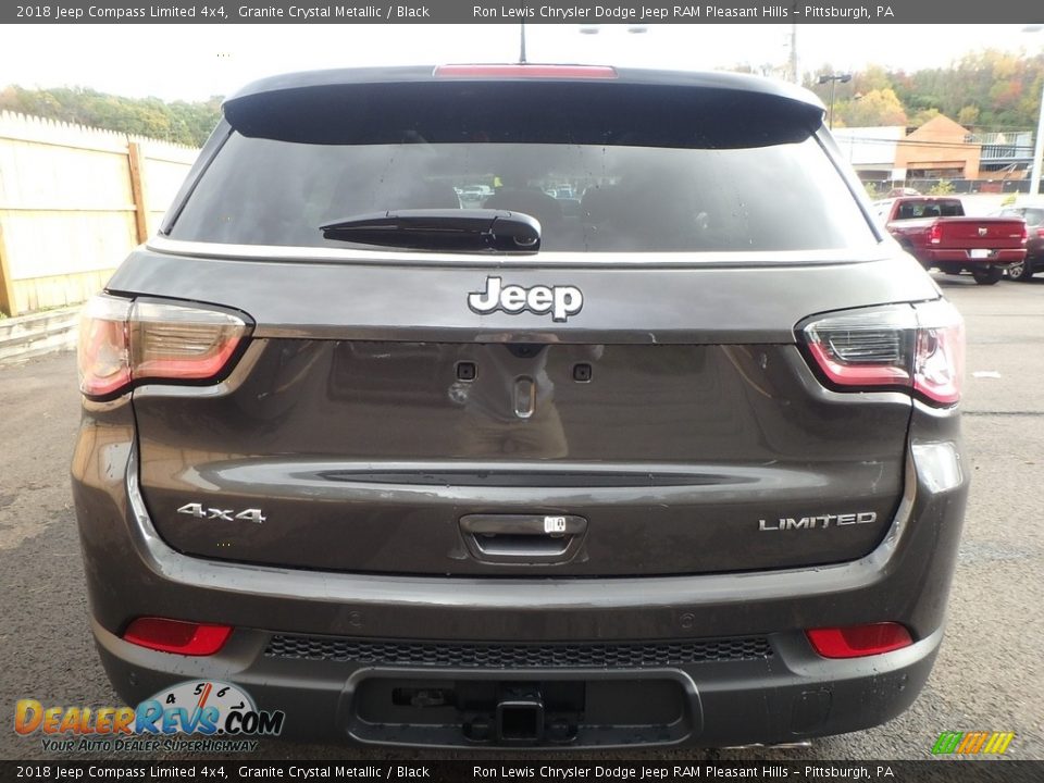 2018 Jeep Compass Limited 4x4 Granite Crystal Metallic / Black Photo #4