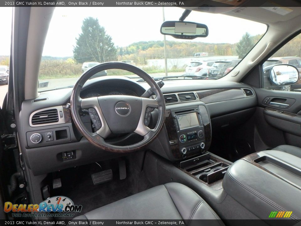2013 GMC Yukon XL Denali AWD Onyx Black / Ebony Photo #19
