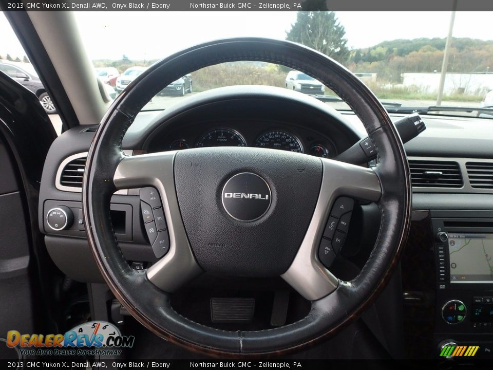 2013 GMC Yukon XL Denali AWD Onyx Black / Ebony Photo #27