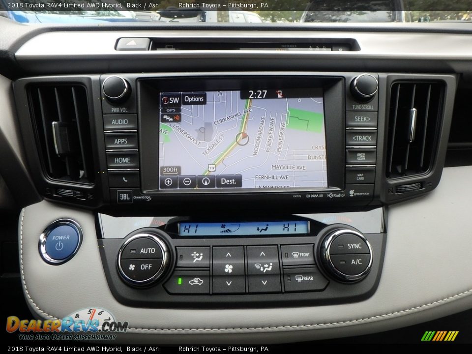 Controls of 2018 Toyota RAV4 Limited AWD Hybrid Photo #12