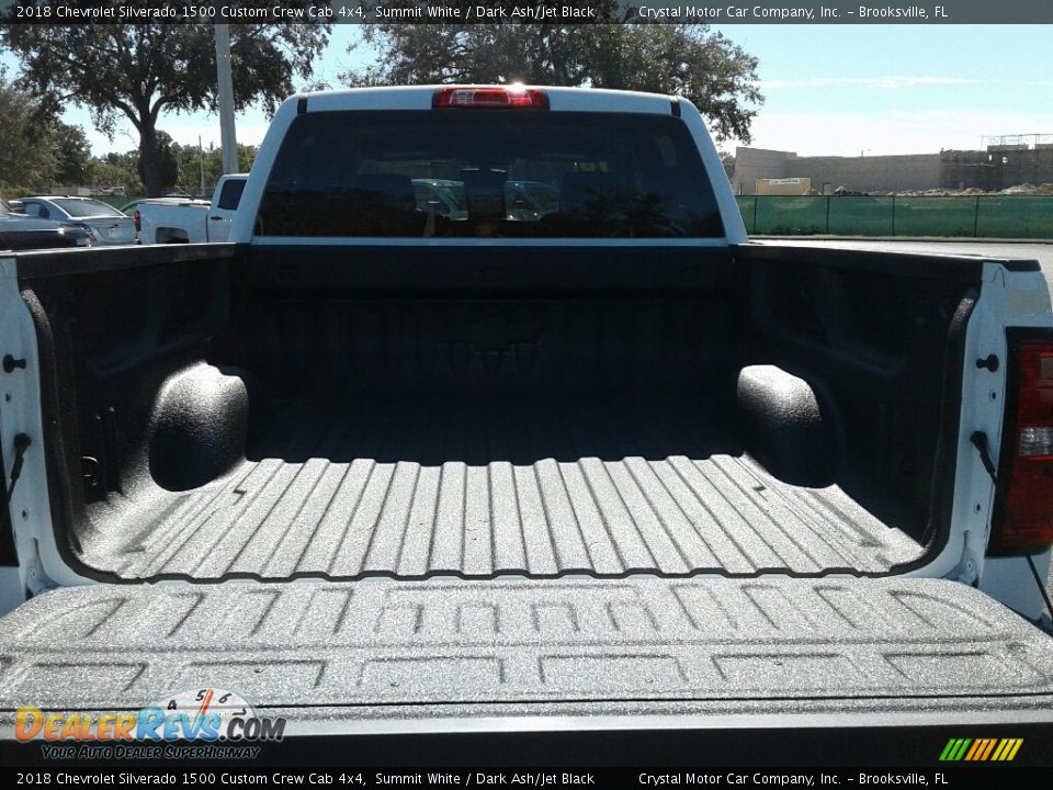 2018 Chevrolet Silverado 1500 Custom Crew Cab 4x4 Summit White / Dark Ash/Jet Black Photo #19
