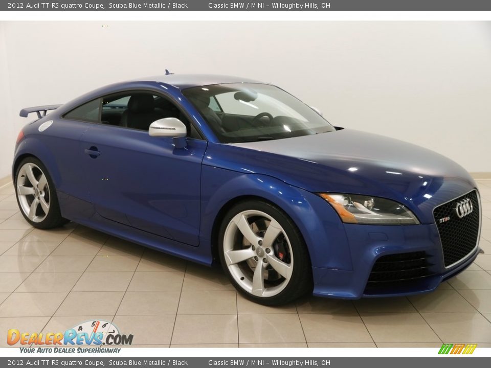 2012 Audi TT RS quattro Coupe Scuba Blue Metallic / Black Photo #1