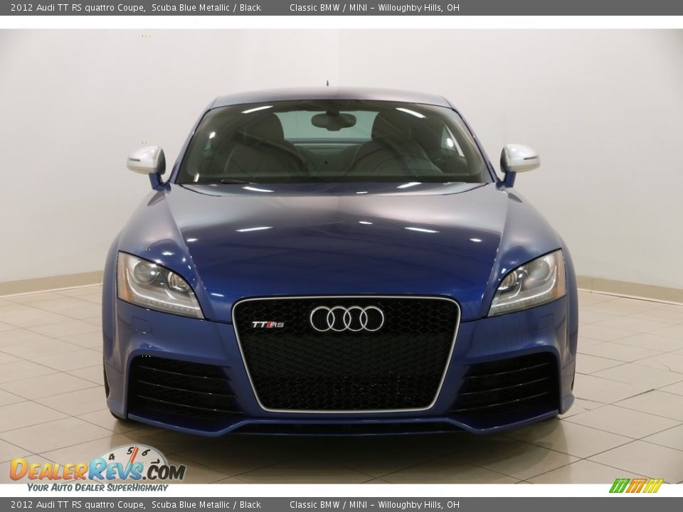 2012 Audi TT RS quattro Coupe Scuba Blue Metallic / Black Photo #2
