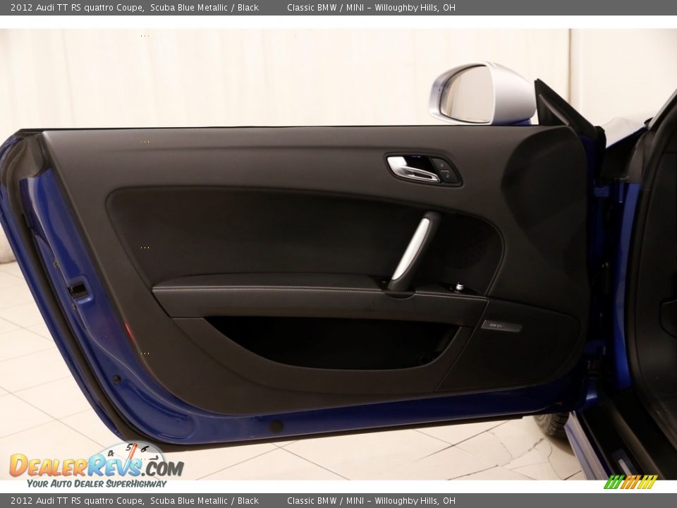 2012 Audi TT RS quattro Coupe Scuba Blue Metallic / Black Photo #4