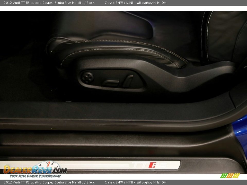 2012 Audi TT RS quattro Coupe Scuba Blue Metallic / Black Photo #6