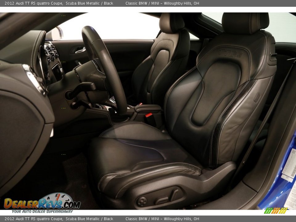 2012 Audi TT RS quattro Coupe Scuba Blue Metallic / Black Photo #7