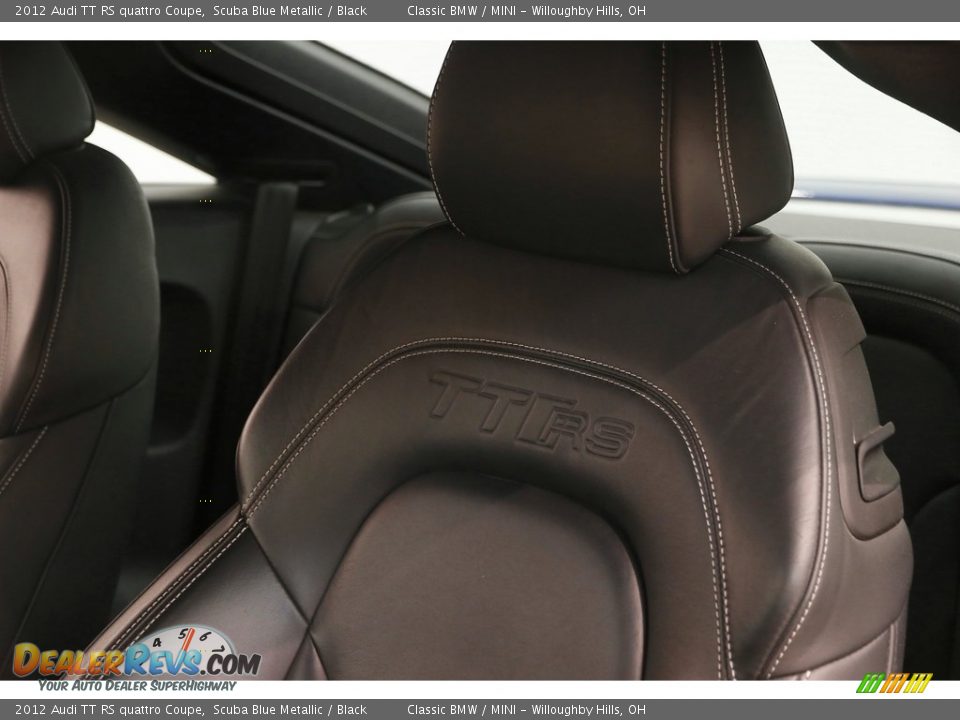 2012 Audi TT RS quattro Coupe Scuba Blue Metallic / Black Photo #8