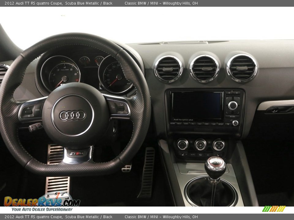 2012 Audi TT RS quattro Coupe Scuba Blue Metallic / Black Photo #9