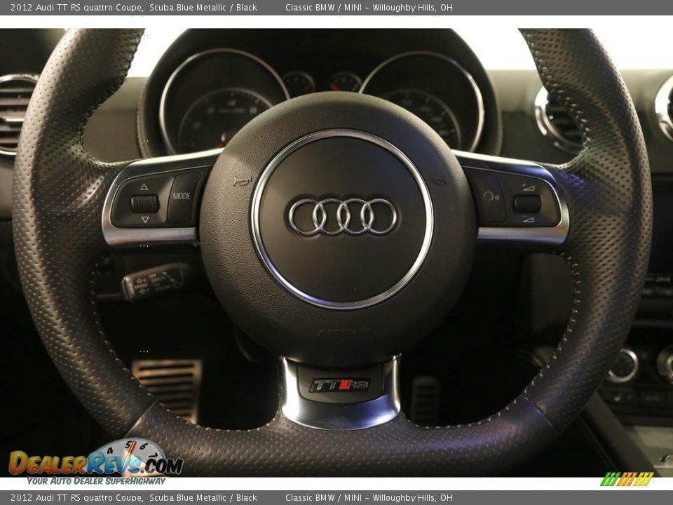 2012 Audi TT RS quattro Coupe Scuba Blue Metallic / Black Photo #10