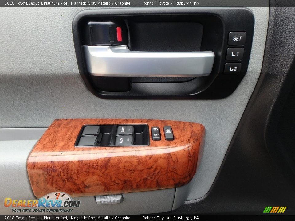 Controls of 2018 Toyota Sequoia Platinum 4x4 Photo #10