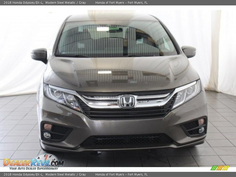 2018 Honda Odyssey EX-L Modern Steel Metallic / Gray Photo #4