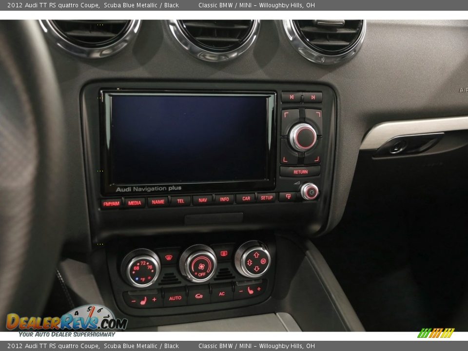2012 Audi TT RS quattro Coupe Scuba Blue Metallic / Black Photo #12
