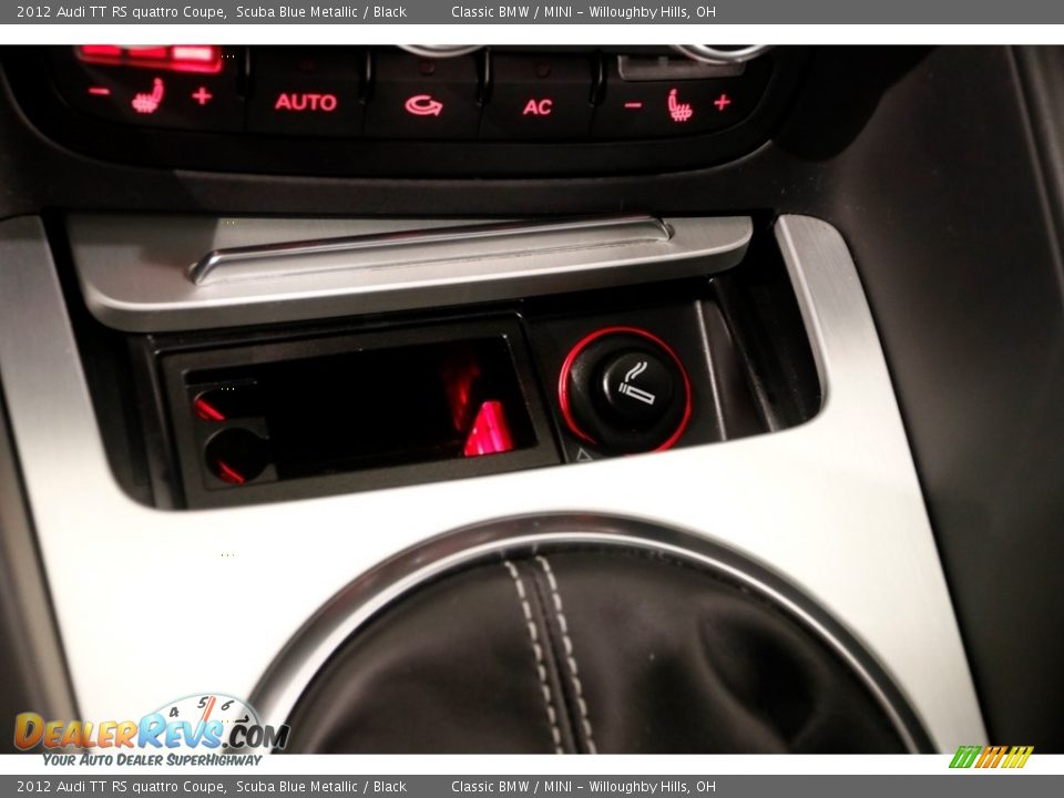 2012 Audi TT RS quattro Coupe Scuba Blue Metallic / Black Photo #17