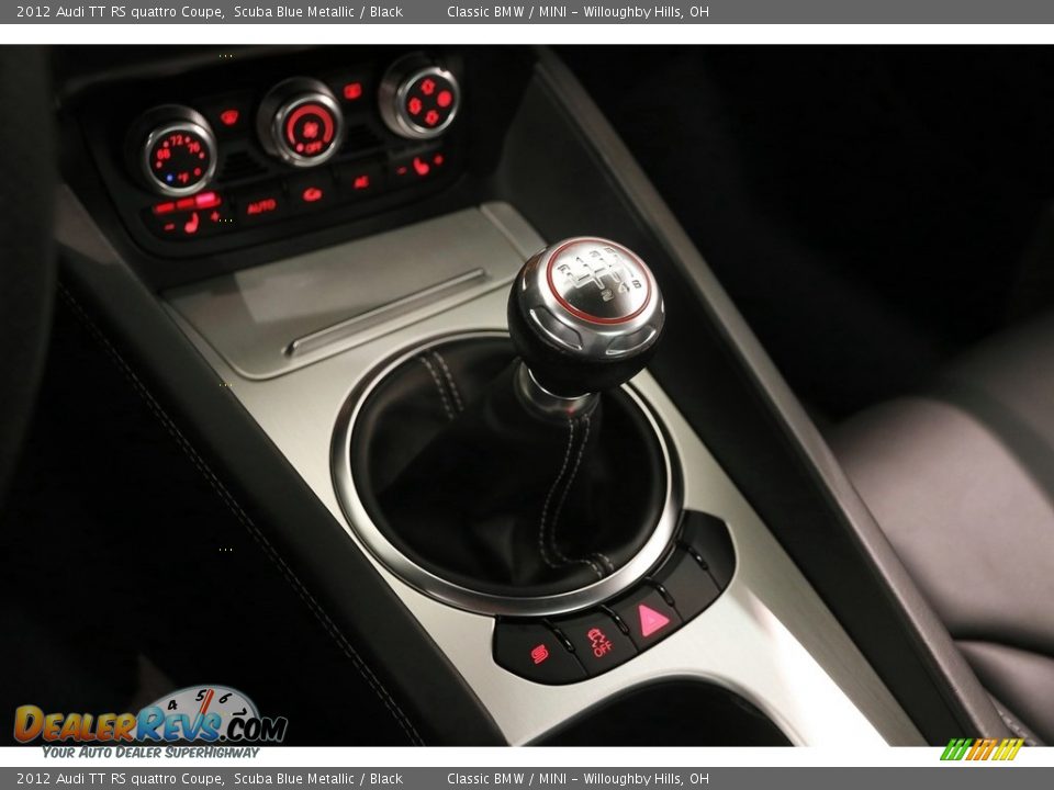 2012 Audi TT RS quattro Coupe Scuba Blue Metallic / Black Photo #18