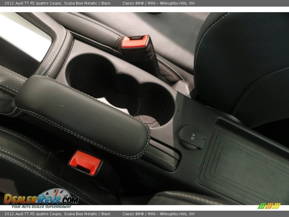 2012 Audi TT RS quattro Coupe Scuba Blue Metallic / Black Photo #19