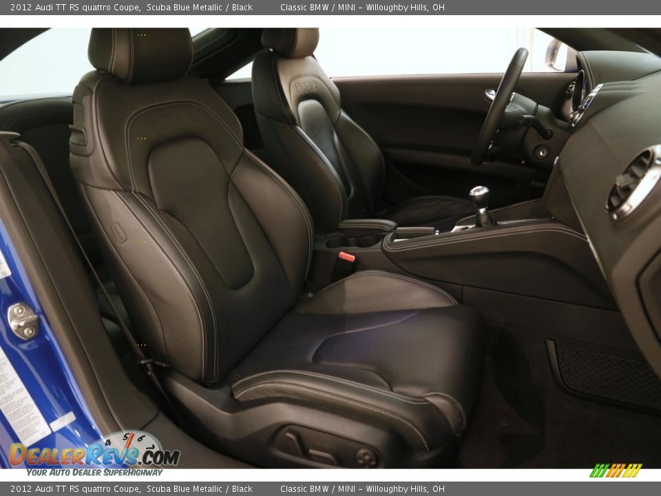 2012 Audi TT RS quattro Coupe Scuba Blue Metallic / Black Photo #20