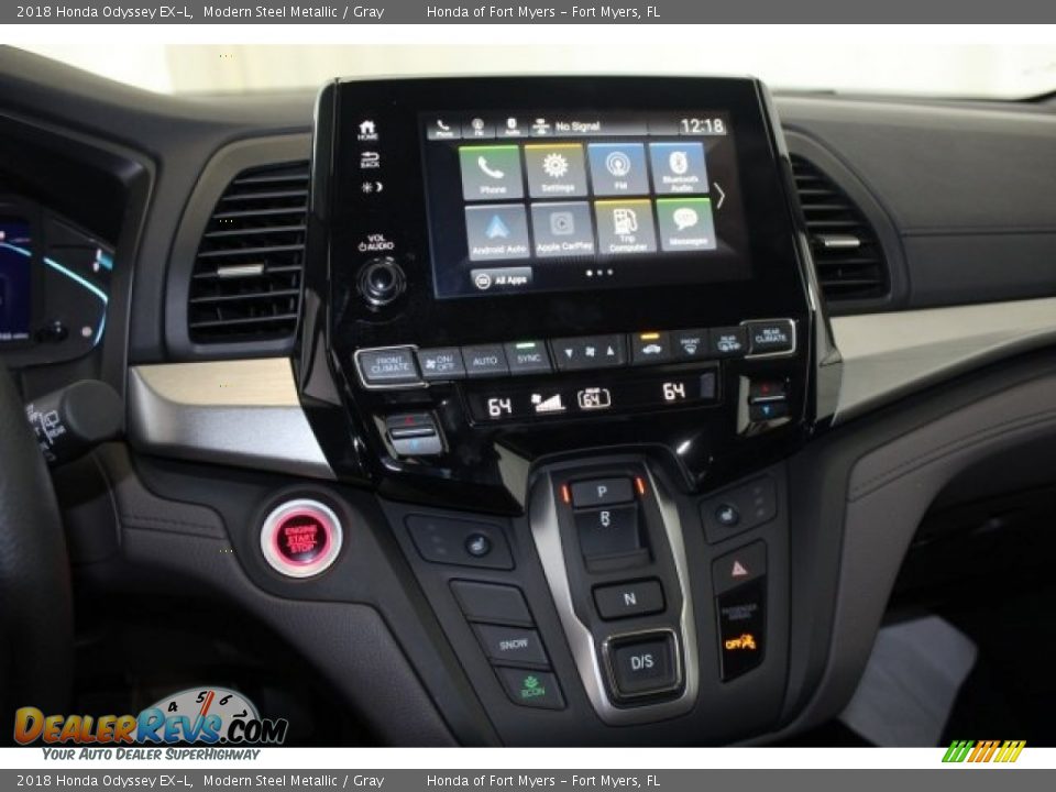 2018 Honda Odyssey EX-L Modern Steel Metallic / Gray Photo #16