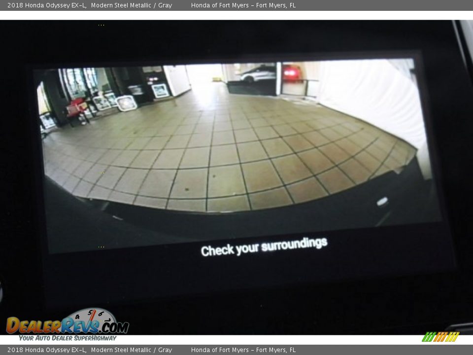 2018 Honda Odyssey EX-L Modern Steel Metallic / Gray Photo #17