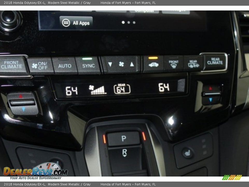 2018 Honda Odyssey EX-L Modern Steel Metallic / Gray Photo #19