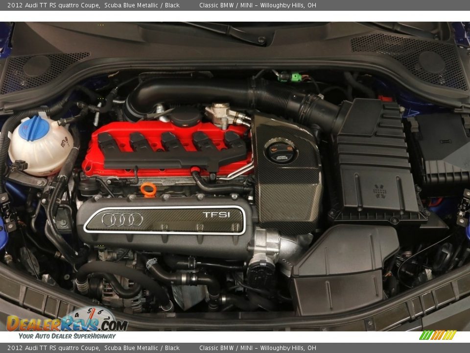 2012 Audi TT RS quattro Coupe Scuba Blue Metallic / Black Photo #24