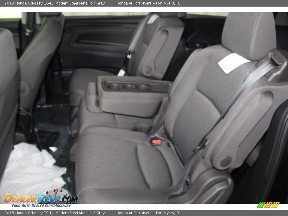 2018 Honda Odyssey EX-L Modern Steel Metallic / Gray Photo #21