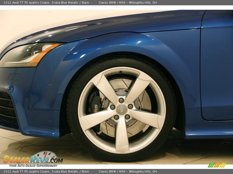 2012 Audi TT RS quattro Coupe Scuba Blue Metallic / Black Photo #25