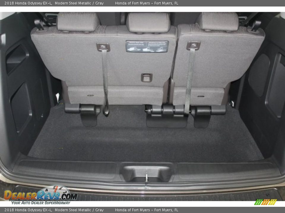 2018 Honda Odyssey EX-L Modern Steel Metallic / Gray Photo #23
