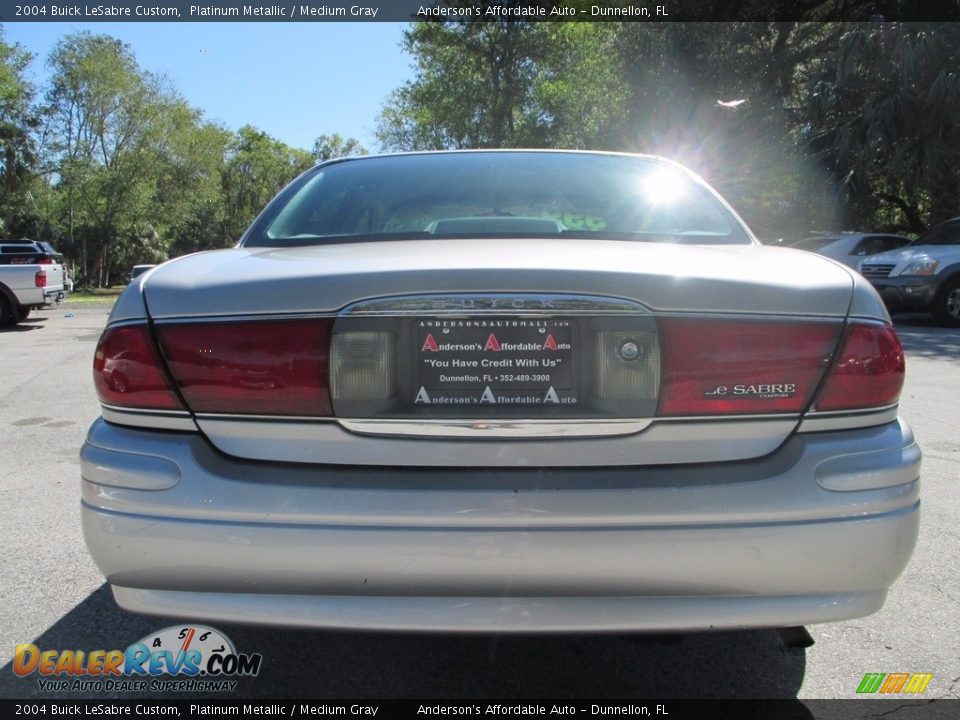 2004 Buick LeSabre Custom Platinum Metallic / Medium Gray Photo #4