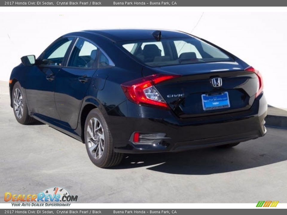 2017 Honda Civic EX Sedan Crystal Black Pearl / Black Photo #2