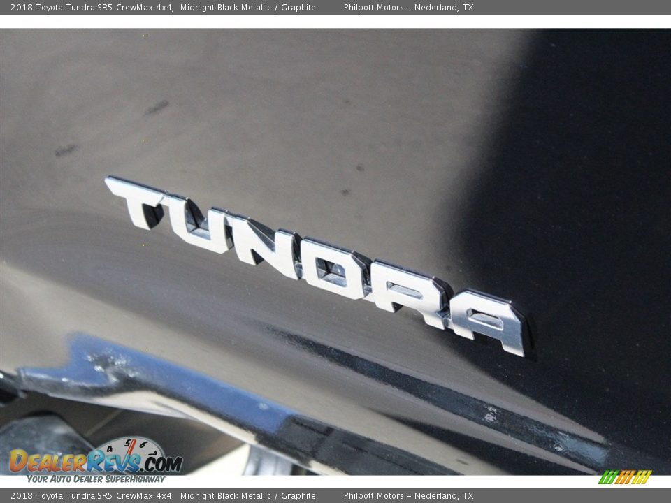 2018 Toyota Tundra SR5 CrewMax 4x4 Midnight Black Metallic / Graphite Photo #6