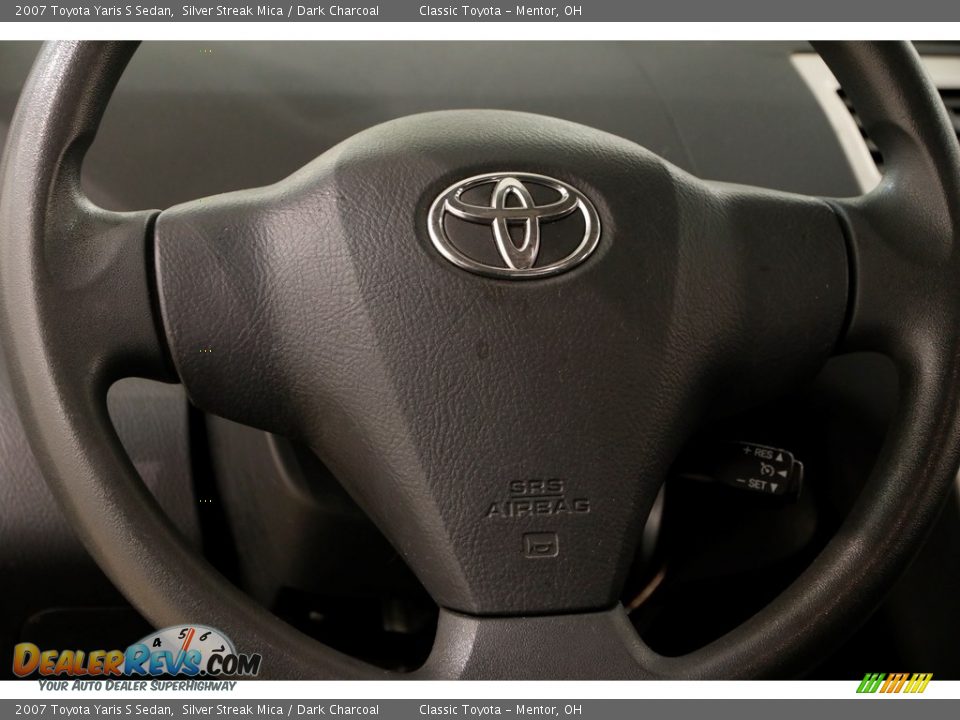2007 Toyota Yaris S Sedan Silver Streak Mica / Dark Charcoal Photo #6