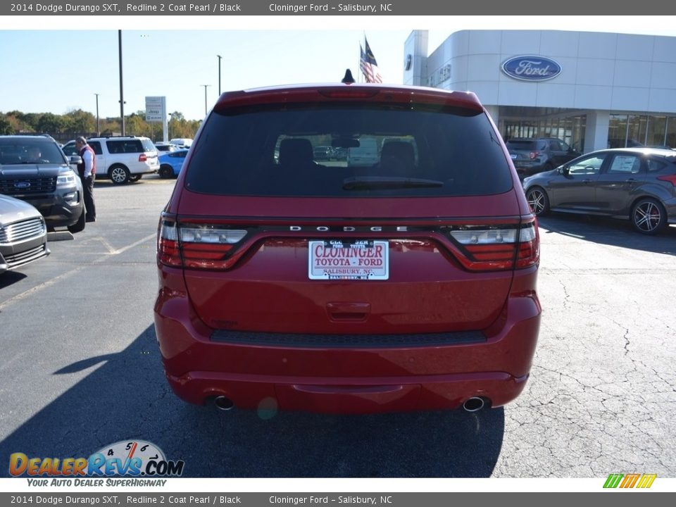2014 Dodge Durango SXT Redline 2 Coat Pearl / Black Photo #4
