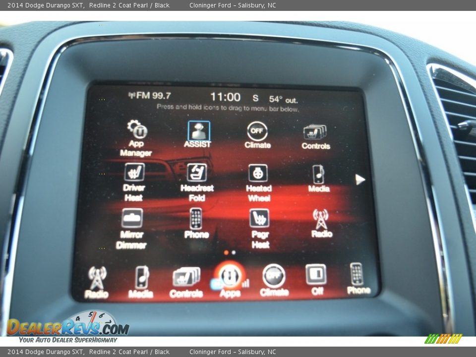 2014 Dodge Durango SXT Redline 2 Coat Pearl / Black Photo #17