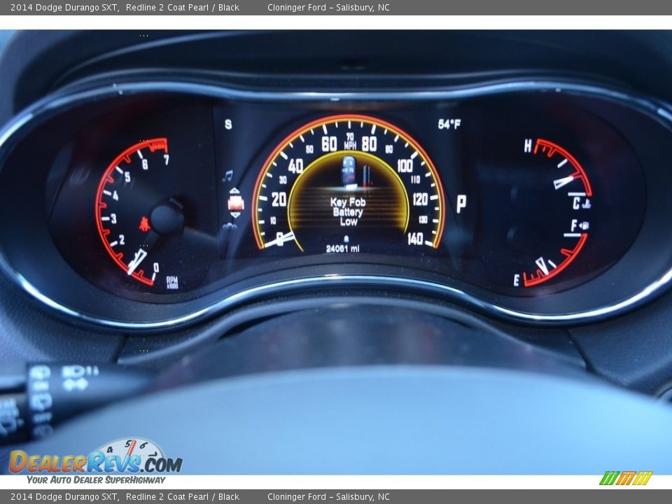 2014 Dodge Durango SXT Redline 2 Coat Pearl / Black Photo #23