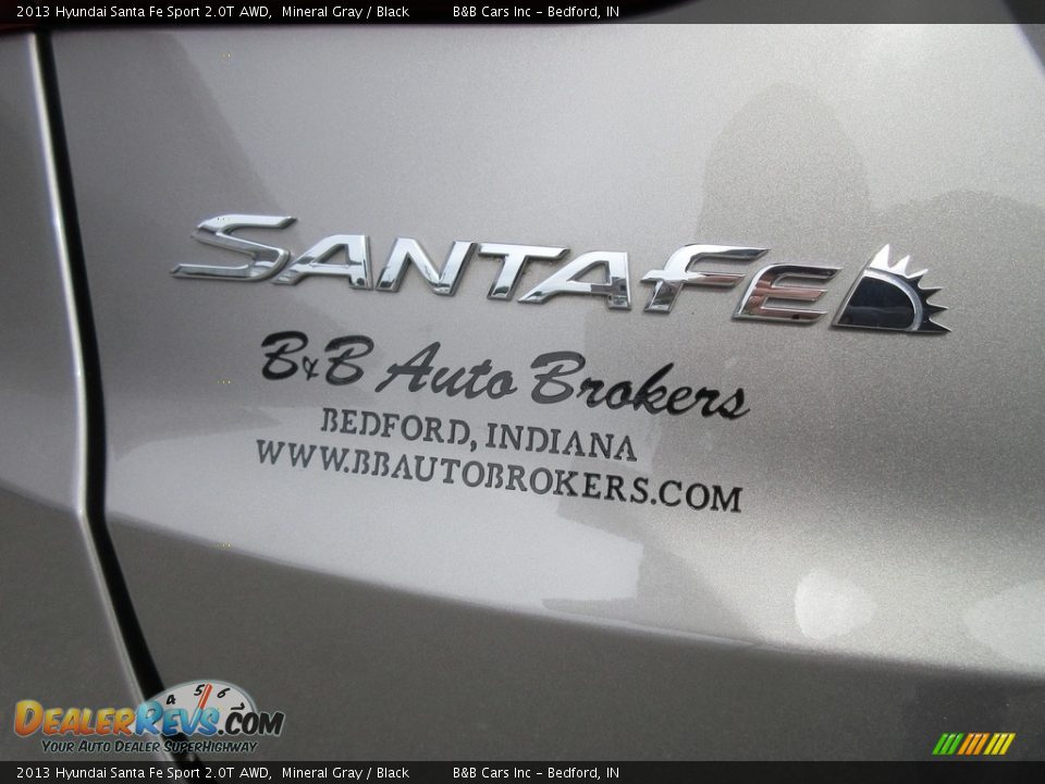 2013 Hyundai Santa Fe Sport 2.0T AWD Mineral Gray / Black Photo #12