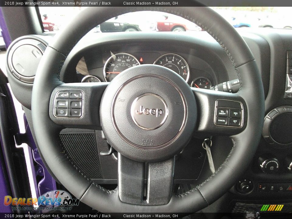 2018 Jeep Wrangler Sport 4x4 Steering Wheel Photo #9