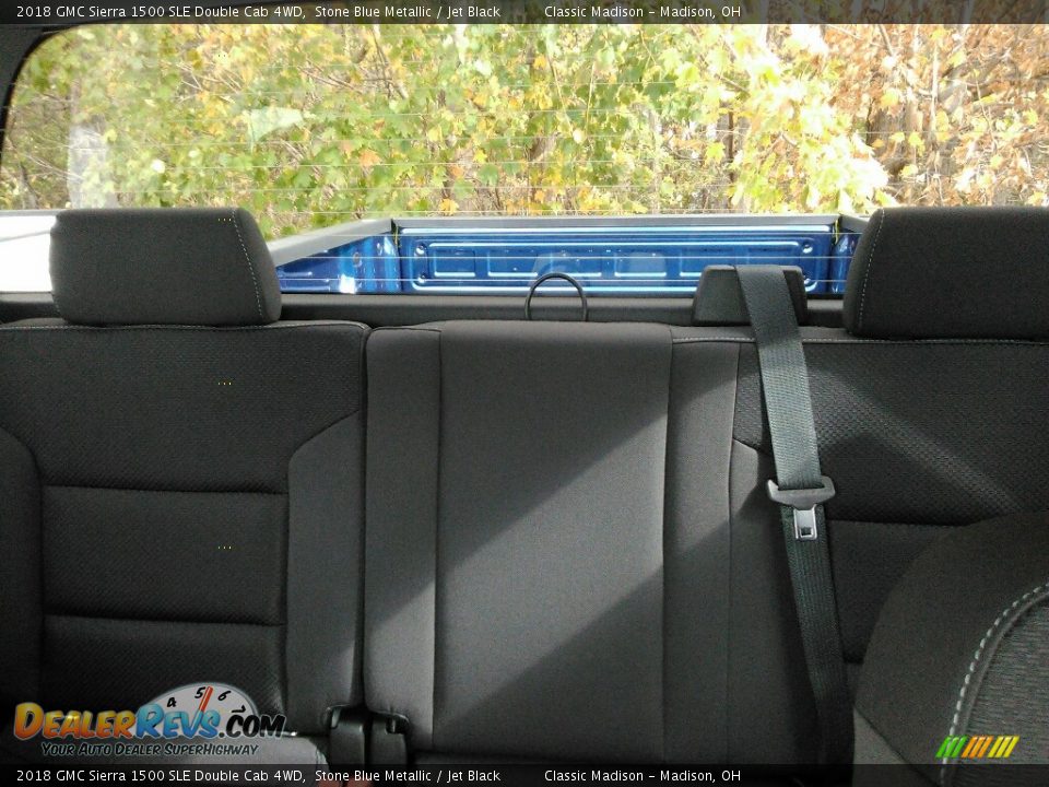 2018 GMC Sierra 1500 SLE Double Cab 4WD Stone Blue Metallic / Jet Black Photo #10