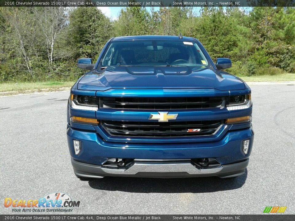 2016 Chevrolet Silverado 1500 LT Crew Cab 4x4 Deep Ocean Blue Metallic / Jet Black Photo #3
