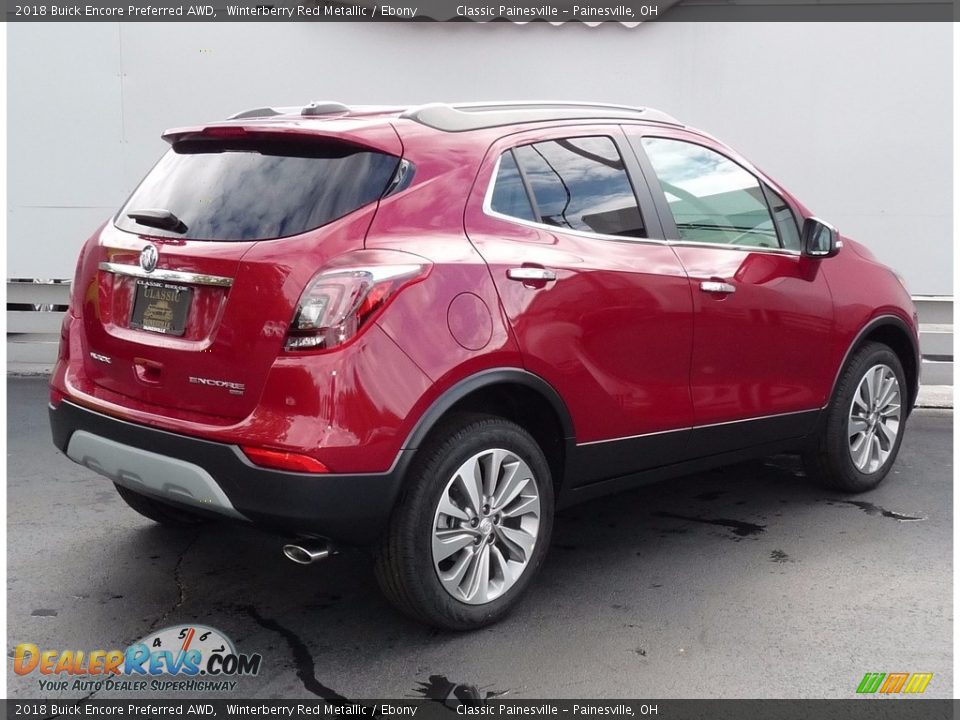 2018 Buick Encore Preferred AWD Winterberry Red Metallic / Ebony Photo #2