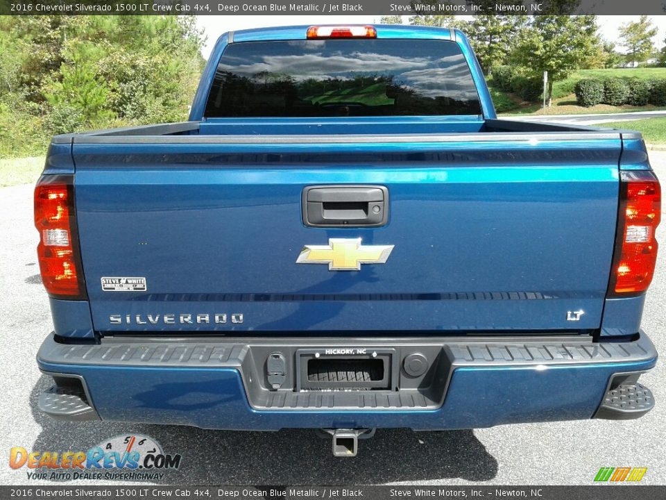 2016 Chevrolet Silverado 1500 LT Crew Cab 4x4 Deep Ocean Blue Metallic / Jet Black Photo #7