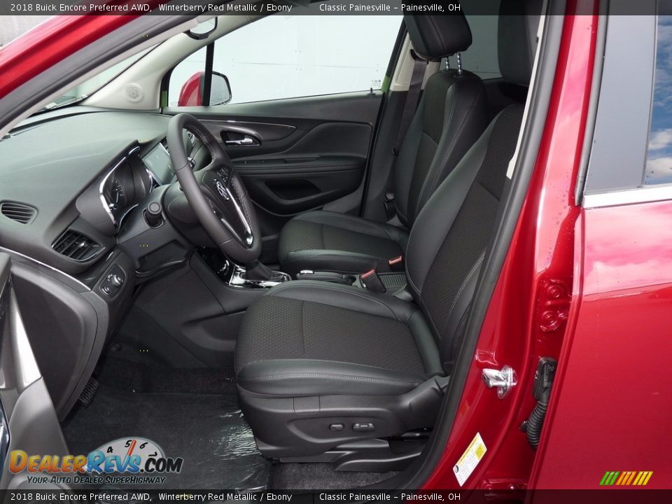 2018 Buick Encore Preferred AWD Winterberry Red Metallic / Ebony Photo #6