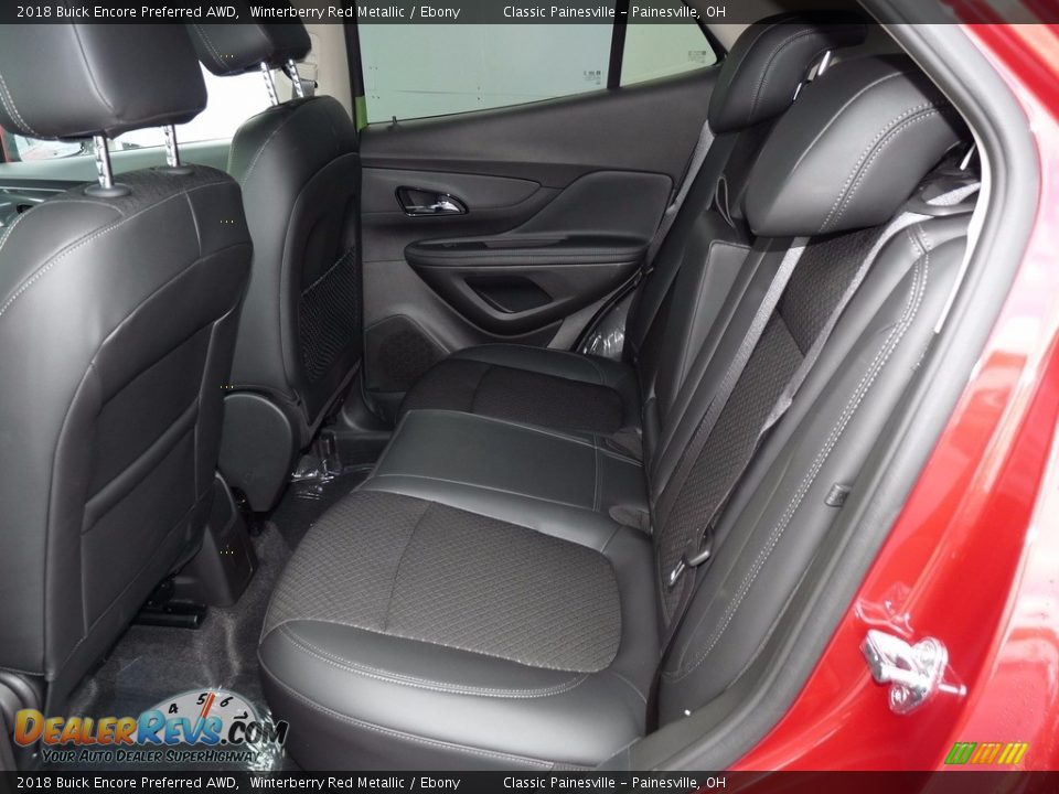2018 Buick Encore Preferred AWD Winterberry Red Metallic / Ebony Photo #7