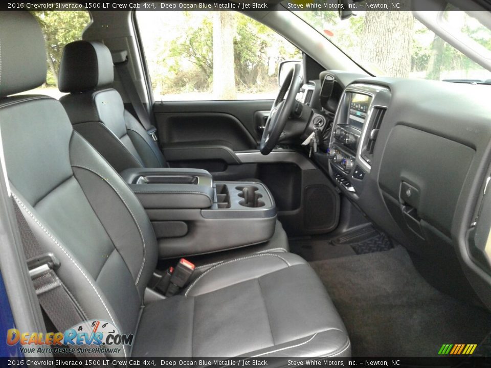 2016 Chevrolet Silverado 1500 LT Crew Cab 4x4 Deep Ocean Blue Metallic / Jet Black Photo #14