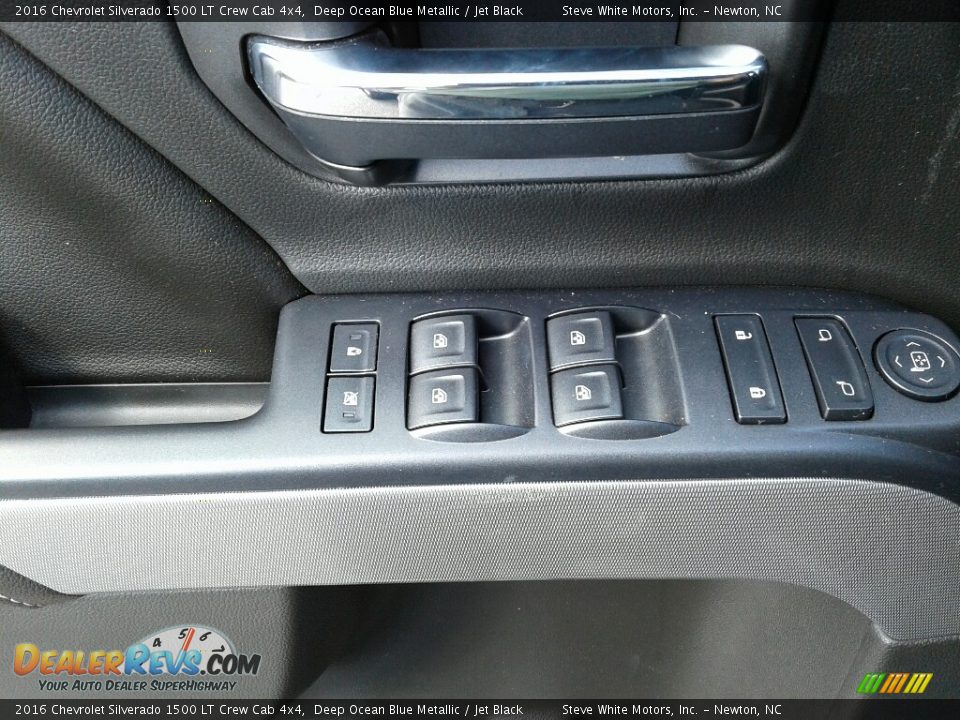 2016 Chevrolet Silverado 1500 LT Crew Cab 4x4 Deep Ocean Blue Metallic / Jet Black Photo #15