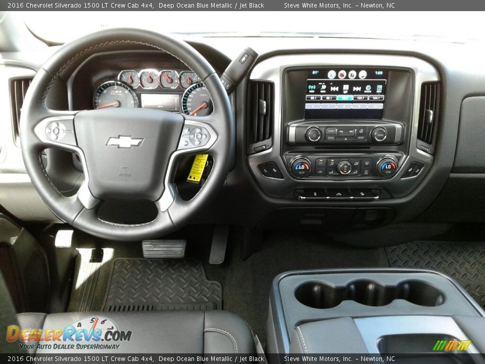 2016 Chevrolet Silverado 1500 LT Crew Cab 4x4 Deep Ocean Blue Metallic / Jet Black Photo #17