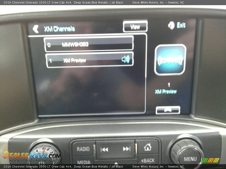 2016 Chevrolet Silverado 1500 LT Crew Cab 4x4 Deep Ocean Blue Metallic / Jet Black Photo #26