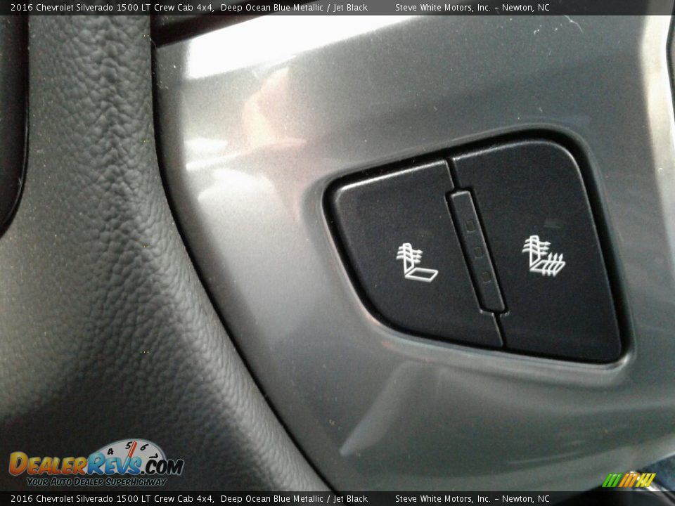 2016 Chevrolet Silverado 1500 LT Crew Cab 4x4 Deep Ocean Blue Metallic / Jet Black Photo #27